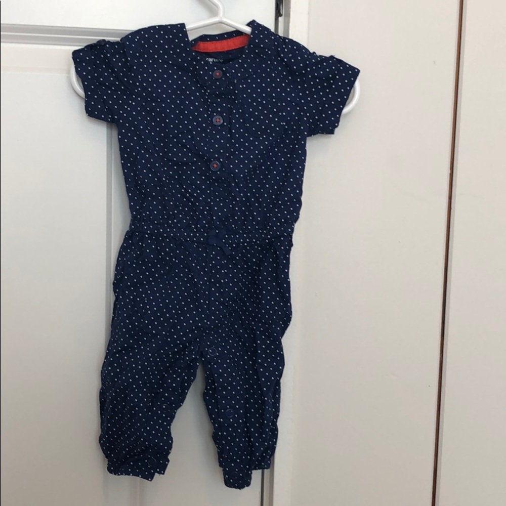 Baby Girl Polka Dot Romper